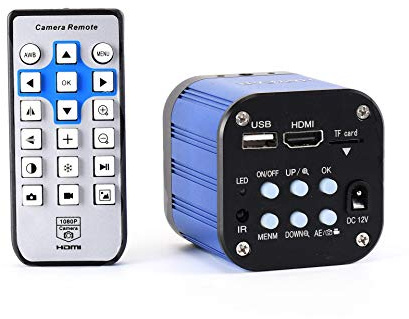 HAYEAR 4K UHD HDMI Industrial Microscope Camera Digital USB C-Mount 1080P@120fps High Speed for Precision Soldering PCB Repair Inspection