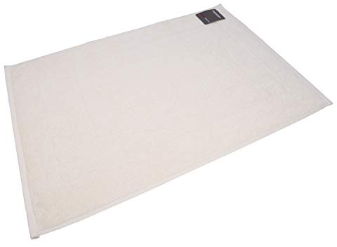 Traumschloss Frottier-Line Badematte aus Baumwolle - extra saugstarker Badvorleger 50x70 cm allergiker geeignet 50x70 Creme