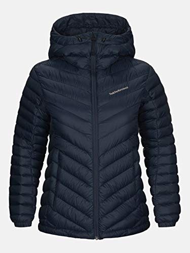 Peak Performance W Frost Down Hood Jacket Blau, Damen Daunen Isolationsjacke, Größe S - Farbe Blue Shadow