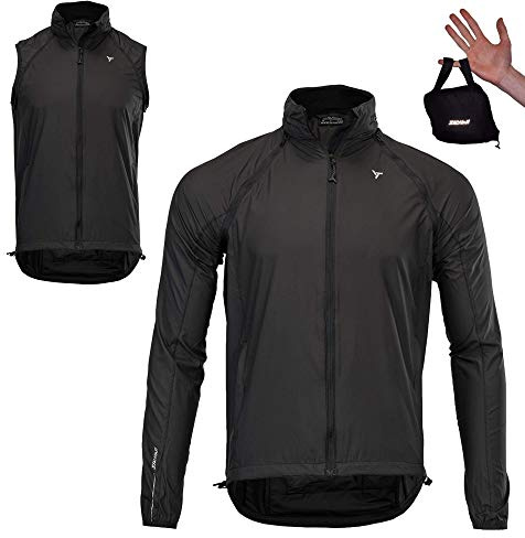 SILVINI VETTA Herren Fahrradjacke Winddicht Sommer Laufjacke MTB Jacke Funktionsjacke Windbreaker Herren