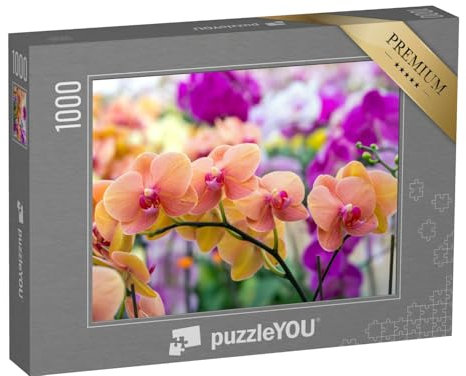 puzzleYOU: Puzzle 1000 Teile „Schönheit der Natur: Orchideen“ – aus der Puzzle-Kollektion Flora, Blumen, Pflanzen, Blumen & Pflanzen