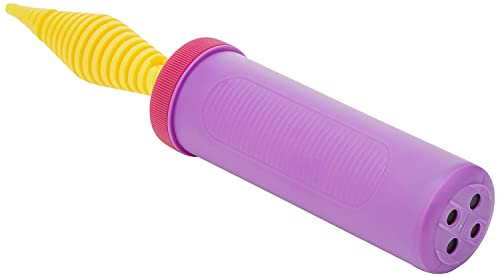 PARTYRama Hand Balloon Pump For Latex Balloons and Foil Balloons Baloon Pump | Balloon Pump Hand For Camping | Ballon Pump Inflator -1 PC, Multicolor