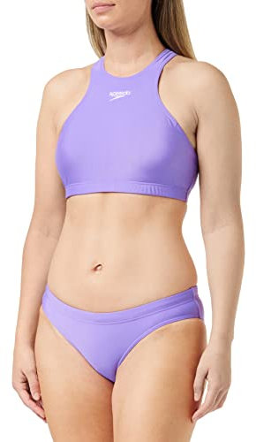 Speedo Damen Volley 2PC Bikini, Miami Lilac, 36