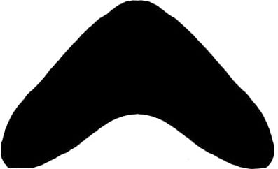 Dukal | Bumerangkissen/Lesekissen + Bezug aus hochwertigem DOPPEL-Jersey (100% Baumwolle) | Farbe: schwarz