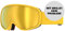 ATOMIC REVENT STEREO Skibrille - Saffron - Skibrillen mit Blendschutz - Hochwertig verspiegelte Snowboardbrille - Brille mit Live Fit Rahmen - Skibrille mit Doppelscheibe