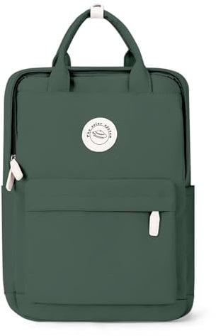 HYC00 Schultaschen Schulrucksack Teenager Mädchen Jungen Schulranzen College-Rucksack Schultasche Mädchen Freizeitrucksack Daypack Rucksack Schule Damen Multi-Tasche Backpack School Bag,Armee Grün