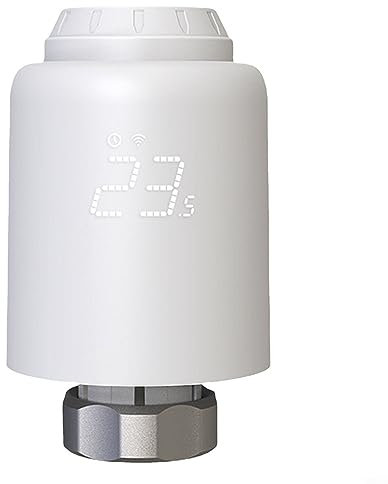 Smart Radiator Thermostat - for ZIGBEE Smart Radiator Valve, Digital Heating Control Via App, Easy Installation, Save Energy - Works With Alexa- And Google- Assistant