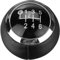 AUTOZOCO Pomo perilla de 6 cambios marcha coche, Palanca de cambios 6+R, compatible con Toyota Corolla, Yaris, Auris, Aygo, Avensis, Corolla, Rav4, Urbano, Diámetro Agujero 13 mm, Negro