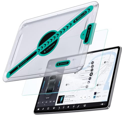 ESR Protecteur D'écran en Verre Trempé pour Tesla Model 3/Y, Kit avec Protecteur D'écran, Résistant aux Rayures et aux Chocs, Accessoires Tesla Model Y 2024/2023, Accessories Tesla Model 3 2023