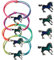4 Stk Pferde Armband, Stimmungsarmband mit Anhänger für Kinder, Stimmungsarmband mit Pferdeanhänger, Kinderarmband in leuchtenden Regenbogenfarben für Jungen & Mädchen
