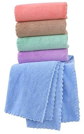 BUGUUYO 5 Stück Hamster Handtücher Saugfähig Weiche Haustierbettwäsche Fleecedecken 30x30cm Warm Leicht Für Meerschweinchen Und Kaninchen Bade Und Schlafdecke