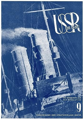 YiNzo Poster Art Ussr in Construction Cover Design von Eliezer Markowich Lissitzky 58 x 90 cm ohne Rahmen Leinwandbild