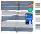 furora HOLIDAY Strandtuch Baumwolle XXL 100x200cm, Spa- & Hamamtuch : dünn, kompakt, lang | Saunatuch Hamam Tuch groß, Strandhandtuch Damen Herren, Saunahandtuch - Urlaub Must Haves