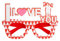 Occhiali da Sole a Cuore,Occhiali da Festa Occhiali Divertenti OcchialiColorate per Gadget Matrimonio Feste Addio al NubilatoBomboniere Photo Booth Puntelli,Occhiali Colorati Party (White, One Size)