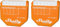 SHELLY Szenenaktivierer Wave i4, Unterputz, orange, 2 Stück