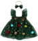 Vestiti di Natale del bambino della neonata del bambino del bambino del costume dell'albero di Natale principessa senza maniche tutù vestiti, Abito pagliaccetto Verde, 6 mesi