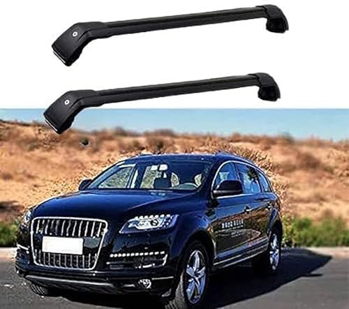 SAXCXCS Dachgepäckträger Dachträger für Audi Q7 2009 2010 2011 2012 2013 2014 2015 Aluminium Dachträger Relingträger Integrierte Dachreling,A