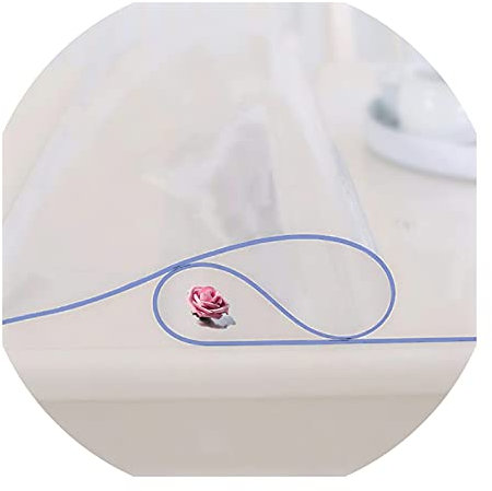 Transparente PVC-Glas-Tischabdeckung, wasserdicht, rutschfest, hitzebeständig, ideal für Küche und Teetisch, 30 x 35 cm (3 mm, transparent)