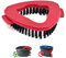 1 cepillo, cabezal de cepillo de repuesto para mopa compatible con Vileda Easywring Spin Mop sistema de 1 depósito, cabezal de fregona triangular, cepillo multifunción para suelos y azulejos