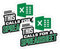 ID45039 Oh This Calls for a Spreadsheet-Aufkleber, 10,2 cm, 2 Stück, lustig, wasserfest, Vinyl-Aufkleber für Laptop, Wasserflasche, Auto, Tumbler, langlebig, lustig, ästhetisch, langlebig, Aufkleber