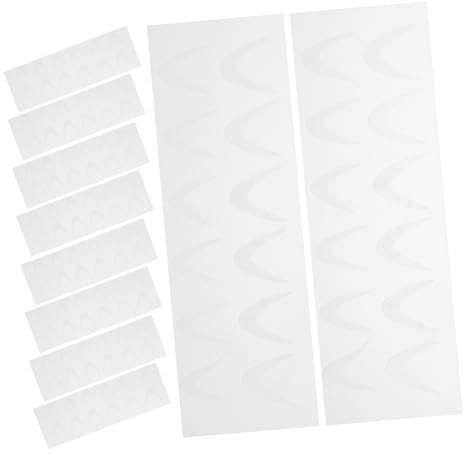 Beavorty 10 Hojas pegamento de extensión de película de uñas de cristal uñas de gel película de silicona suministro de manicura accesorio de manicura gel de sílice Transparent