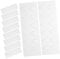 Beavorty 10 Hojas pegamento de extensión de película de uñas de cristal uñas de gel película de silicona suministro de manicura accesorio de manicura gel de sílice Transparent