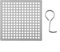 Filtre de douche carré pour bonde de douche, attrape-cheveux pour bonde de douche, essentiel pour éviter l'obstruction des canalisations (9,2 cm)