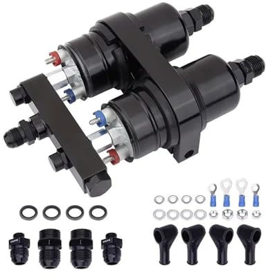 Bomba Combustible Bomba DE Combustible Externa con Kit DE Soporte Y Filtro AN8 044 0580254044 300LPH Bombas De Alimentación