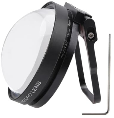 Kompatibel mit GoPro Hero 5/6/7 Makrofilter-Adapter | 24X Makroobjektiv, Tauchrotfilter, passend for wasserdichten Gehäuse