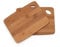 Lipper International Dünne Schneidebretter aus Bambusholz mit ovalem Loch in der Ecke, Set mit 2 Brettern, 15,2 x 20,3 cm
