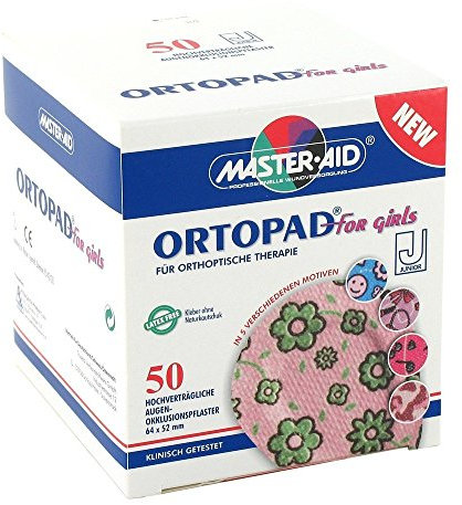 ORTOPAD for girls junior Augenokklusionspflaster 50 St