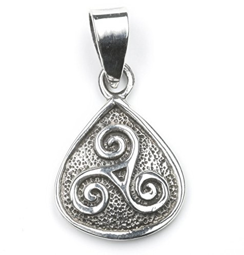 Drachensilber Anhänger Triskel Silber keltischer Schmuck Triskelion Kettenanhänger Kelten Mittelalter zierlich Damen