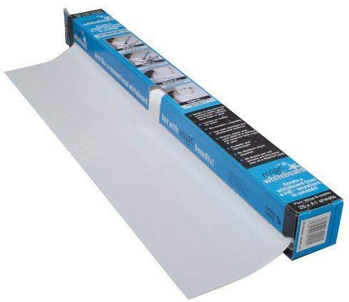 Magic Whiteboard Sheets A1 White Dry Erasable Paper Plain Roll Self Vinyl Stick (25x A1 Sheets)
