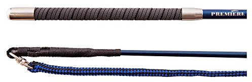 Premiere Longierpeitsche, Farbe:blau;Groesse:180 cm