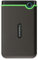 Transcend TS1TSJ25M3S 1TB stabile, tragbare, externe USB3.1 Festplatte (HDD) kompakt, stoßunempfindlich und leicht in grau/grün mit Backup-Funktion (Datensicherung per Knopfdruck), Plug und Play