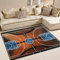 Use7 Teppich für Wohnzimmer, Schlafzimmer, Basketball-Druck, 160 x 122 cm