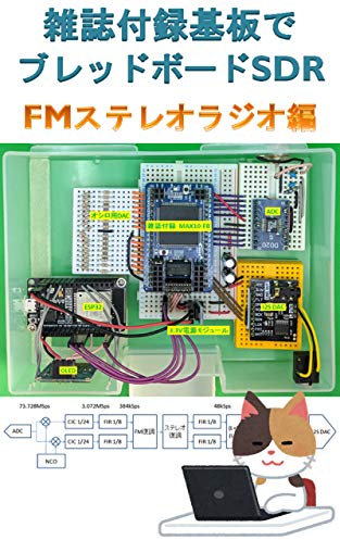 ESP32 + CQ-MAX10-FB Breadboard SDR FM stereo radio section (Japanese Edition)