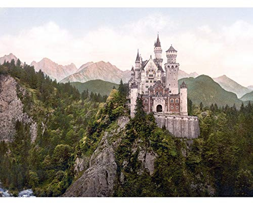 Neuschwanstein Burg Bayern Foto Royal Historic Großer Druck Poster Wandkunst Dekor Bild