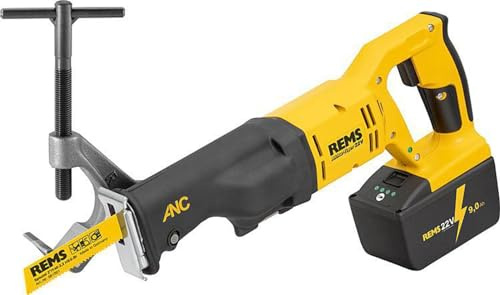 REMS Akku-Säbelsäge Tiger 22V VE Set mit 21,6V-9,0Ah Akku, mit Vario-Elektronik (VE) + weiteren Zubehör