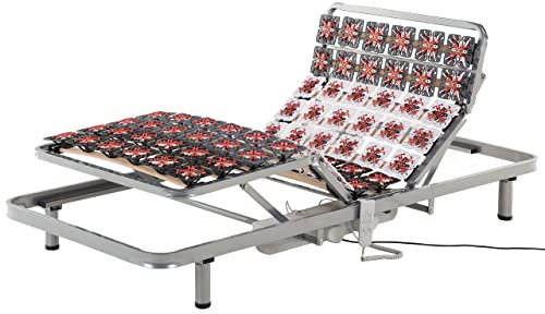 Beliani Lattenrost elektrisch verstellbar 90x200 cm grau Star