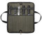 Bolsa enrollable de lona encerada resistente con mango duradero (verde militar)