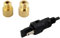 Bremslichtschalter universal mit 2 Adaptern 9mm und 10mm, Piaggio, Peugeot