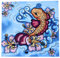 Polyclean Microfasertuch mit Motiv - TATTOO KOI - 17,5 x 17,5 cm - Brillenputztuch