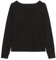 Marc O'Polo Denim Damen Langarmshirt aus Bio-Baumwolle mit U-Boot-Ausschnitt, Schwarz (Black), M