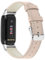 Chofit Armbänder Kompatibel mit Fitbit Luxe Armband, Lederband Ersatzarmband für Luxe Aktivitäts-Tracker (Apricot)
