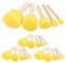 20 Pcs Eponge Peinture Pinceau en Mousse Eponge Peinture Ronde pour Peinture Artisanat Poterie
