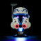 BRIKSMAX 75349 Led Licht für Captain Rex Helm - Kompatibel Mit Star Wars Bausteinen Modell - Ohne Set