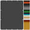 Voile Ombrage Rectangulaire étanche 3 x 6 m Rayons UV à 98% Auvent d'auvent Bache ombrage avec Oeillets et Cordons pour La Couverture VéGéTale Serre Pergola, Gris Foncé