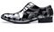 Scarpe Derby Uomo Scarpe Stringate Formale Lavoro Eleganti Oxford Cerimonia Francesine Casual Comode Classiche Basse Sposa 1012 Grigio Tamaño 40