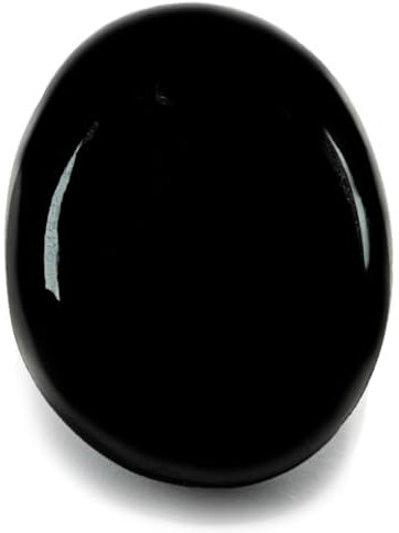 Obsidienne Pierre Naturelle, Cristal Thérapeutique de Lithothérapie, 100% Fait-Main dans l'Atelier Familial, Pierre Précieuse de Bien-être, Méditation, Reiki et Chakra, Galet format Poche [Eusice]